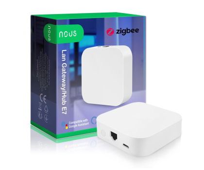 Centralka Smart Home Nous Inteligentna bramka ZigBee LAN E7